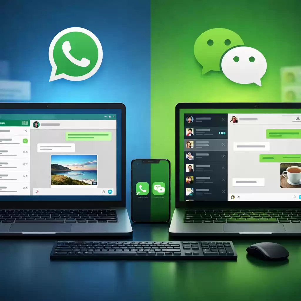 Whatsapp电脑版和微信电脑版全面对比！，whatsapp电脑可以下载吗-WhatsApp官网