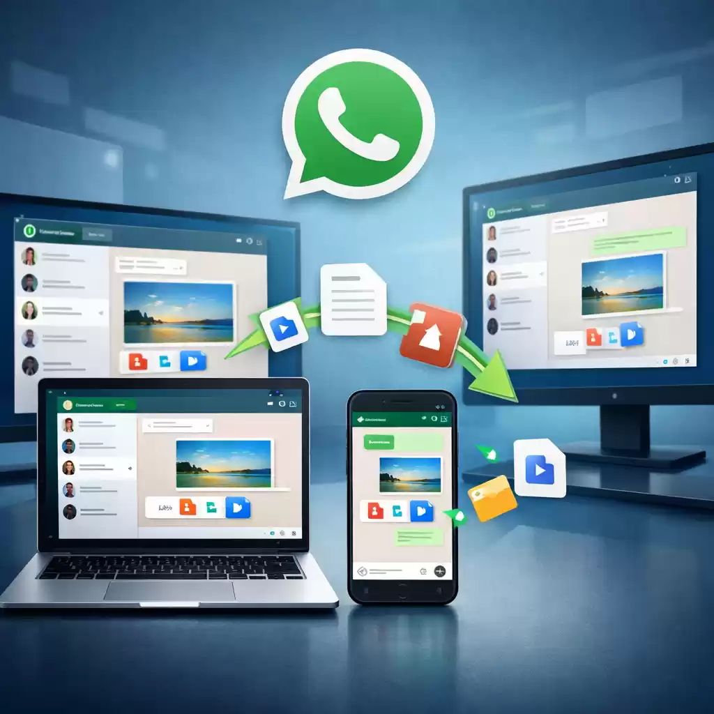Whatsapp电脑版支持多显示器吗？，whatsapp 可以手机电脑互相传文件吗