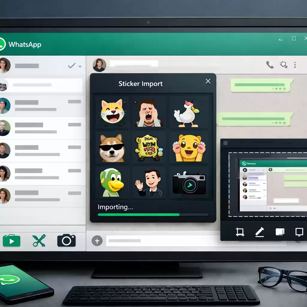 Whatsapp电脑版竟然支持表情包导入!,whatsapp在电脑上怎么截图-WhatsApp官网