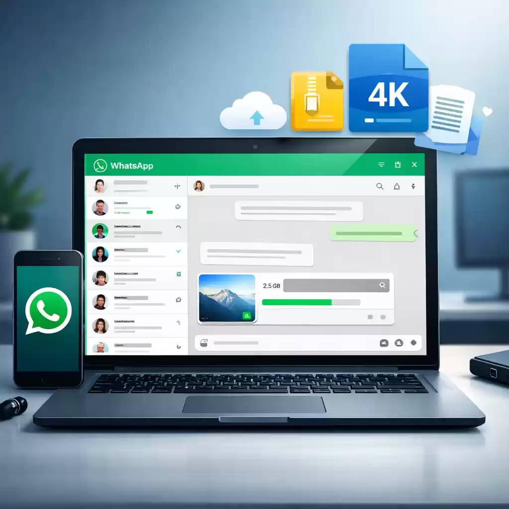 Whatsapp电脑版竟然还能传超大文件！，whatsapp能在电脑上用吗